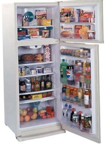 Summit FF-1410W Frost-free Refrigerator Series Full-size Frost-free Refrigerator, Top-mount freezer 12.6 Cu.ft. 26 Inch Width, White, Frost free operation, Interior light-White, Adjustable glass shelves, Fruit and vegetable crisper (FF1410W FF 1410W)