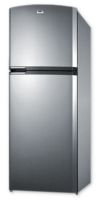 Summit FF1422SSRHIM Counter Depth Frost-Free Refrigerator-Freezer With Stainless Steel Doors, Platinum Cabinet, Icemaker, 26" Footprint, And Right Hand Door Swing; Frost-free operation, no-frost convenience for reduced user maintenance; Large Capacity, nearly 13 cu.ft. of interior capacity inside a uniquely slim 26" footprint; UPC 761101054612 (SUMMITFF1422SSRHIM SUMMIT FF1422SSRHIM SUMMIT-FF1422SSRHIM) 