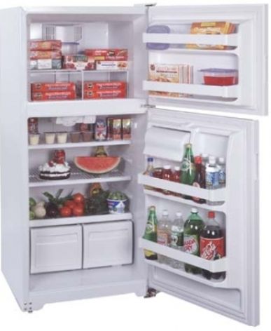 Summit FF-1510W full size frost-free refrigerator-freezer , Frost free operation, Reversible door, Interior light Adjustable wire shelves (FF  1510W     FF1510W)