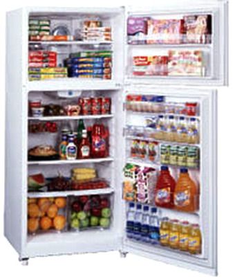 Summit FF1610BI, 15.9 c.f. refrigerator freezer with reversible doors, Frost-free, Cabinet depth, Large freezer compartment, Glass shelves, Deluxe interior, Interior light (FF1610-BI FF-1610BI FF1610)