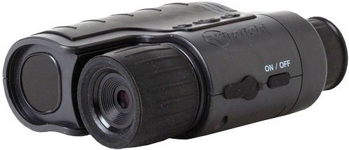Firefield FF18065 N-Vader 1-3x Digital Night Vision Monocular, 640x480 Resolution, 3x Digital Zoom, 7.5 mm Objective Lens Diameter, 10 mm Eye Relief, 5 mm Exit Pupil, 12 Angle of View, 96x46 Color Display, 640x480 Video Output, 850nm 1000mW Infrared Illuminator, Manual Gain Control, Digital Image Sensor, UPC 810119018557 (FF18065 FF-18065 FF 18065 18065 18-065 18 065)