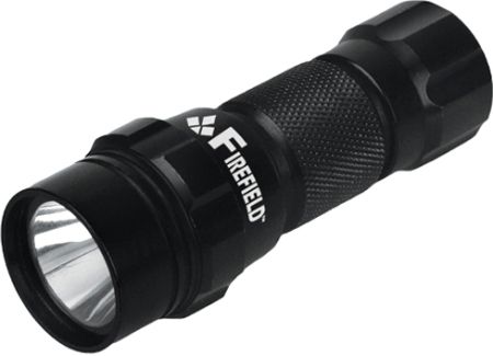 Firefield FF21001K Tactical Shotgun Flashlight, Up to 120 lumens, Weapons mountable - will mount to any 1 tube, Tactical momentary On remote pressure pad, Push button On/Off battery cap, Integrated Weaver mount on weapons mount, Can handle recoil of 12 Gauge shotgun, Cree P4 LED, LED life 100000 hours, Working time up to 3 hours (FF-21001K FF 21001K FF21001-K FF21001)