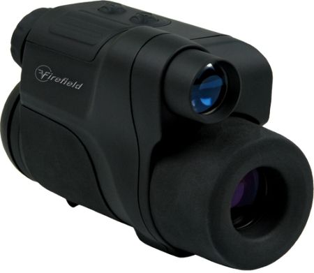 Firefield FF24061 Refurbished Nightfall 2x24 Night Vision Monocular, 2x Magnification, 24mm Objective Lens Diameter, Multi-coates optics, High resolution intensifiers, Built-in powerful PULSE IR System, Modern ergonomic design, rubber armored, lightweight construction, Water resistant, Fog resistant, UPC 810119016560 (FF-24061 FF 24061)