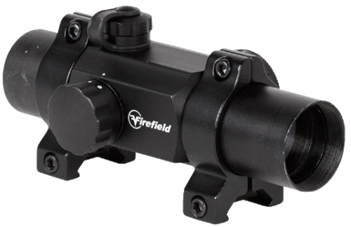 Firefield FF26007 Firefield Agility 1x25 Dot Sight with Multi-Dot Reticle; 3 MOA Red Dot; Unlimited Eye Relief; Compact and Lightweight; Perfect for Rapid Fire or Moving Target Shooting; Wide Field of View; Magnification, x: 1; Field of View 100 yds: 34; Dimensions: 145mm x 64mm x 60mm; Weight: 8.4oz; UPC 810119019561 (FF26007 FF-26007)