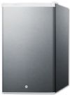 Summit FF31L7SS Freestanding Compact Refrigerator 18" With 2.5 cu.ft. Capacity, 4 Wire Shelves, Field Reversible Doors, Right Hinge, With Door Lock, Automatic Defrost, Adjustable Shelves, CFC Free, Commercially Approved In Stainless Steel; Automatic defrost, no-frost convenience for reduced user maintenance; 100 percent CFC free, environmentally friendly design does not contain ozone-damaging chemicals; UPC 761101053431 (SUMMITFF31L7SS SUMMIT FF31L7SS SUMMIT-FF31L7SS) 
