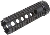 Firefield FF34004 Carbine 6.9 Inch Floating Quad Rail, With hex wrench and barrel nut, Hard anodized aluminum construction, Mil-spec picatinny rails, Numbered rail slots for precise optic placement, Dimensions 6.9 x 2.2 x 2.3 inches, Weight 1lb (FF-34004 FF 34004) 