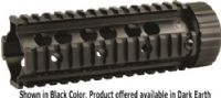 Firefield FF34004DE Carbine 6.9 Inch Floating Quad Rail, Dark Earth, Hard Anodized Alumninum Construction, Mil-Spec Picatinny Rails, Numbered Rail Slots, Easy to Install, Free-Floating Quad Rail is sure to please any extreme shooting sports player or tactical shooter, Weight 10.4oz (FF-34004DE FF 34004DE FF34004-DE FF34004 DE) 