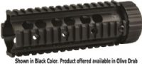 Firefield FF34004OD Carbine 6.9 Inch Floating Quad Rail, Olive Drab, Hard Anodized Alumninum Construction, Mil-Spec Picatinny Rails, Numbered Rail Slots, Easy to Install, Free-Floating Quad Rail is sure to please any extreme shooting sports player or tactical shooter, Weight 10.4oz (FF-34004OD FF 34004OD FF34004-OD FF34004 OD) 