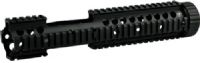 Firefield FF34006 Carbine 12.25 Inch Floating Quad Rail with Cutout, Hard anodized aluminum construction, Mil-spec picatinny rails, Cutout design that helps provide a clear front sight, Numbered rail slots for precise optic placement, Precision machined for enhanced ruggedness, Includes Hex Wrench and Barrel Nut, Dimensions 12.25 x 2.2 x 2.3 inches, Weight 1lb (FF-34006 FF 34006) 