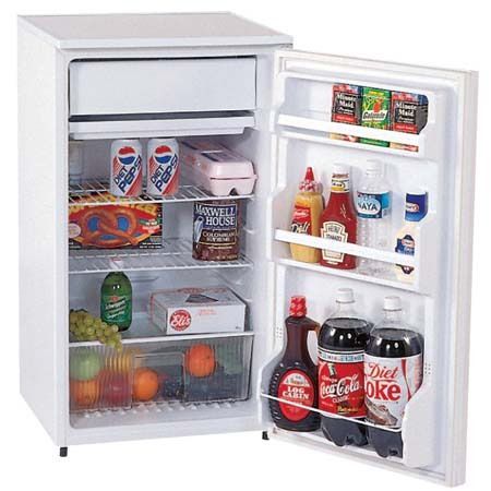 Summit FF-41SS Undercounter Compact Refrigerator, 3.6 cu.ft., Auto Defrost, White with Wrapped stainless steel, Full automatic defrost, 115 volt, 60 hz (FF41SS FF-41SS FF41-SS FF41)
