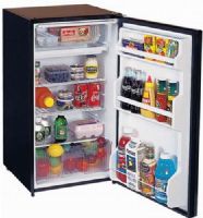 Summit FF42SS-AL; 3.6 Cu. Ft., ADA Compliant Undercounter Compact Refrigerator, Automatic Defrost, Walnut with Stainless Steel Door, Reversible door, 115 volt, 60 hz (FF42SSAL FF42SS FF42) 