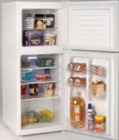 Avanti FF430W Frost Free Refrigerator/Freezer, White, 4.3 Cu. Ft. Capacity, Adjustable/Removable Wire Shelves in Refrigerator Section, Can Holders on Door Accomodate 4 (12 oz.) Cans, Clear View Storage Crisper with Glass Lid, Door Rack Holds 2 Liter Bottle, Full Range Temperature Control in Each Section, Interior Light in the Refrigerator Section, UPC 079841204304 (FF-430W FF 430W FF430) 