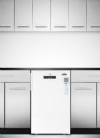 Summit FF511LBIMEDADA ADA Compliant 20" Wide All-refrigerator for Built-in Use with Internal Fan, Factory Installed Lock and Temperature Alarm, White Cabinet, 4.1 cu.ft. Capacity, RHD Right Hand Door Swing, Automatic defrost, Hospital grade cord with 'green dot' plug, Adjustable shelves, Flat door liner, Interior light (FF-511LBIMEDADA FF 511LBIMEDADA FF511LBIMED FF511LBI FF511L FF511) 