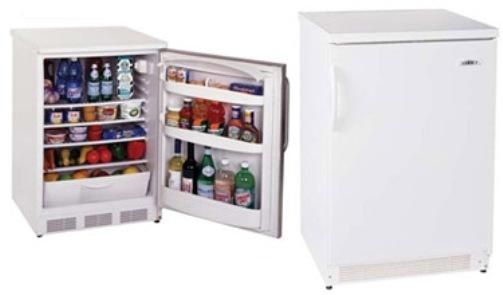 Summit FF67BIFR Undercounter Compact Refrigerator with Stainless Frame for 1/4