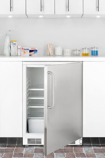 Summit FF67CSS Commercially Approved Built-in Undercounter All-refrigerator with Complete Stainless Steel, Our unique 24