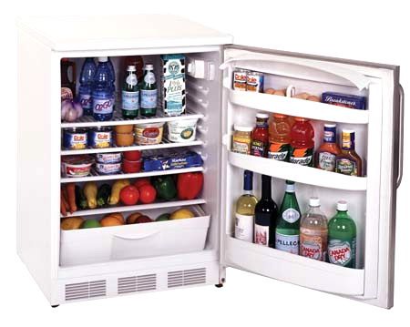 Summit FF6-AL Undercounter All-Refrigerator with 5.5 Cu. Ft. Capacity, 24