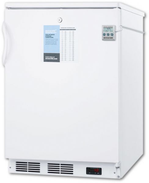 Summit FF6LPLUS2 Freestanding All-Refrigerator In White, 24