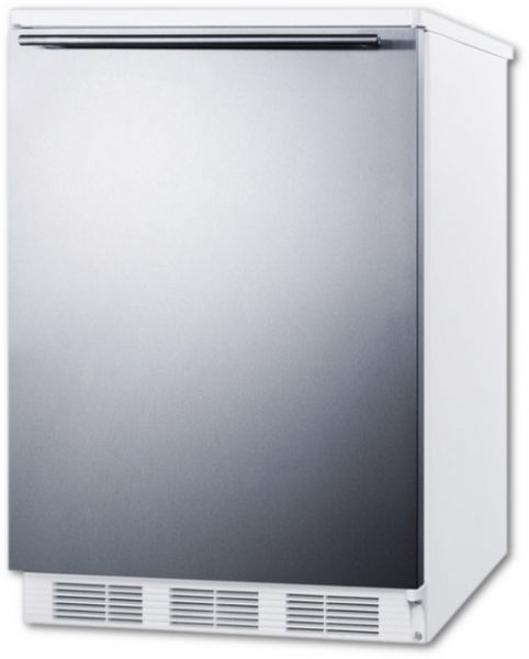 Summit FF6SSHH Freestanding Counter Depth Compact Refrigerator 24