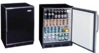 Summit FF7BBIFR Undercounter Commercial All-Refrigerator Base Model with Stainless Frame for 1/4" Custom Panel Insert and Built-in Fan, Black, 5.5 Cubic Feet Capacity, Adjustable thermostat, Energy efficient design (FF-7BBIFR FF7-BBIFR FF7BBI FF7B FF-7BBI FF-7B FF-7 FF7) 