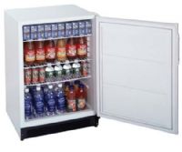 Summit FF-7L Commercial Under-Counter All-Refrigerators in White with front lock, 5.5 cu. ft., Fully automatic defrost, Interior light, Large adjustable shelves, Extra shelves available, No internal fans, 115 Volts, 60 hertz (FF7L FF7 FF) 