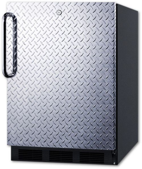 Summit FF7LBLDPLADA Freestanding Counter Depth All Refrigerator 24