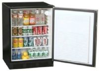 Summit FF7LBLSSHH, 5.5 Cu.Ft. all-refrigerator with full automatic defrost, Black-Wrapped stainless steel, Interior light, Adjustable thermostat, 115 Volts, 60 cycle (FF7LBLSSHH FF7LBLSS FF7LBL FF7L) 