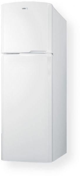 Summit FF946W Frost-free Refrigerator-freezer, White, 8.8 cu.ft. Capacity, Reversible doors, RHD Right Hand Door Swing, Adjustable shelves, Full freezer shelf, Door storage, Store large bottles right on the door for easy access, Clear crisper, Interior light, Ideal 24 inch footprint offers large capacity in slim fit, Dial Thermostat, Interior Fan, 2 Level Legs (FF-946W FF 946W FF946) 