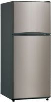 Avanti FF994PS Frost Free Refrigerator, Black Cabinet with Platinum Finish Doors, 10.1 Cu. Ft. Capacity, 7.6 Cu. Ft. Fresh Food, 2.5 Cu. Ft. Freezer, Top Mounted Freezer Section, Reversible Doors, Adjustable/Removable Glass Shelves in Refrigerator, Interior Light, Door Stopper, Recessed Handles, Door Rack Holds 2 Liter Bottles and Gallon Jugs, UPC 079841029945 (FF-994PS FF 994PS FF994-PS FF994 PS) 