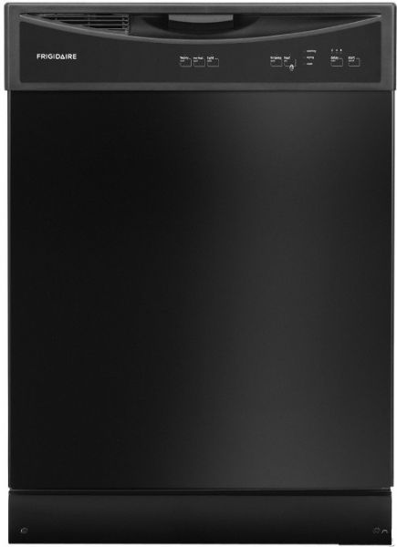 Frigidaire FFBD2406NB Full Console Dishwasher, Ready-Select Control Design, Tall Tub Interior Design, White Interior Color, Direct Feed Wash System, 5 Wash Levels, 1 Wash Speeds, UltraQuiet 1 Sound Package, Plastic Filter, Removable Filter Trap, 60 dBA dB Level, Static Vent Drying System, Soft Food Disposer, Door Latch, Black Color, UPC 012505113161 (FFBD2406NB FFBD 2406-NB FFBD 2406 NB FFBD2406N B FFBD2406N-B)