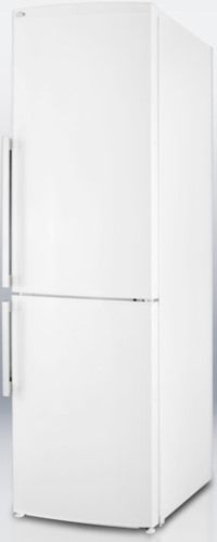Summit FFBF240W Counter Depth ENERGY STAR Listed Bottom Freezer Refrigerator in Slim 24