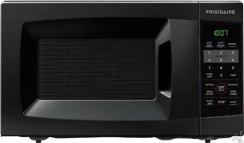 Frigidaire FFCM0724LB Countertop Microwave, Black, 0.7 Cu. Ft. Capacity, 700 Watts, 9-3/5