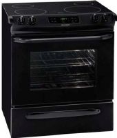 Frigidaire FFES3025LB Slide-In Electric Range, 30" Exterior Width, Ceramic Glass Surface Type, 1 Hot-Surface Indicator Light, 12" 2,700 Watts Front Right Element, 9" 2,500 Watts Front Left Element, 6" 1,200 Watts Rear Right Element, 7" 1,500 watts Rear Left Element, 4.2 Cu. Ft. Capacity, 6 pass 2750w Baking Element , Dual Radiant Baking System, 6 pass 3,400W Broil Element , Vari-Broil Broiling System, Black Color (FFES3025LB FFES-3025LB FFES 3025LB FFES3025LB FFES3025-LB FFES3025 LB) 