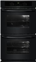 Frigidaire FFET3025LB Double Electric Wall Oven, 4.2 Cu. Ft. Upper Oven Capacity, 2, 3, 4 Hours Self-Clean, 6 pass 2750 Watts Upper and Lower Oven Bake Element, 6-pass 3,400 Watts Upper and Lower Oven Broil Element, 1 Upper and Lower Oven Light, 2 Handle Upper and Lower Oven Rack Configuration, Vari-Broil Broiling System, Self-Clean Cleaning System, Membrane Interface, Black Color (FFET3025LB FFET-3025LB FFET 3025LB FFET3025-LB FFET3025 LB) 
