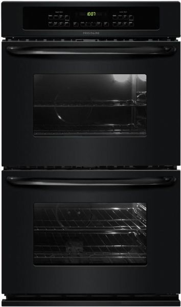 Frigidaire FFET3025LB Double Electric Wall Oven, 4.2 Cu. Ft. Upper Oven Capacity, 2, 3, 4 Hours Self-Clean, 6 pass 2750 Watts Upper and Lower Oven Bake Element, 6-pass 3,400 Watts Upper and Lower Oven Broil Element, 1 Upper and Lower Oven Light, 2 Handle Upper and Lower Oven Rack Configuration, Vari-Broil Broiling System, Self-Clean Cleaning System, Membrane Interface, Black Color (FFET3025LB FFET-3025LB FFET 3025LB FFET3025-LB FFET3025 LB)