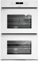 Frigidaire FFET3025LW Double Electric Wall Oven, 4.2 Cu. Ft. Upper Oven Capacity, 2, 3, 4 Hours Self-Clean, 6 pass 2750 Watts Upper and Lower Oven Bake Element, 6-pass 3,400 Watts Upper and Lower Oven Broil Element, 1 Upper and Lower Oven Light, 2 Handle Upper and Lower Oven Rack Configuration, Vari-Broil Broiling System, Self-Clean Cleaning System, Membrane Interface, White Color (FFET3025LW FFET-3025LW FFET 3025LW FFET3025-LW FFET3025 LW) 