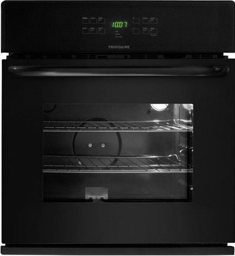 Frigidaire FFEW2725LB Single Electric Wall Oven, 3.5 Cu. Ft. Oven Capacity, Vari-Broil Broiling System, 2-3-4 hours Cleaning System, Membrane Interface, Low and High Broil, Integrated with Bake Preheat, 2, 3 Hours - Scroll thru Self-Clean, 12 hrs. Timed Shut-off, 4 pass 2300 Watts Bake Element, 6-pass 3,400 Watts Broil Element, 1 Oven Light, 2 Handle Rack Oven Rack Configuration, Extra Large Visualite Oven Window, Black Color (FFEW2725LB FFEW-2725LB FFEW 2725LB FFEW2725-LB FFEW2725 LB)