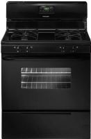 Frigidaire FFGF3013LB Freestanding Gas Range, 9,500 BTU Front Right and Left Burner, 9,500 BTU Rear Right and Left Burner, 4.2 Cu. Ft. Capacity, 18,000 BTU Baking Element, 18,000 BTU Broil Element, Free-Standing Installation Type, Gas Power Type, Membrane Interface, Plastic Knobs, Low and High Broil, Integrated with Bake Preheat, Steel Grate Material, Black Steel Gloss Grate Color (FFGF-3013LB FFGF 3013LB FFGF3013-LB FFGF3013 LB) 
