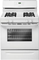 Frigidaire FFGF3021LW Freestanding 30" Gas Range, White, 5.0 Cu. Ft. Total Capacity, 18000 BTU Baking Element, 18000 BTU Broil Element, Vari-Broil High/Low Broiling System, 2 Standard Rack Configuration, Ready-Select Controls, Large Capacity, One-Touch Self Clean, Sealed Gas Burners, UPC 012505502545 (FF-GF3021LW FFG-F3021LW FFGF-3021LW FFGF3021L) 