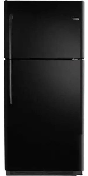 Frigidaire FFHT2126LB Top Freezer Refrigerator, 20.6 cu. ft. Total Capacity, 15.35 cu. ft. Refrigerator Capacity, 5.26 cu. ft. Freezer Capacity, UltraSoft Door Design, Adjustable Rollers, Color-Coordinated Toe Grille, Bright Interior Lighting, 2 SpillSafe Adjustable Glass Refrigerator Shelves, Clear Cool Zone Drawer, 2 Clear Store-More Crisper Drawers, 2 Humidity Controls, Clear Dairy Door Dairy Compartment, Black Color (FFHT2126LB FFHT-2126LB FFHT 2126LB FFHT2126-LB FFHT2126 LB)