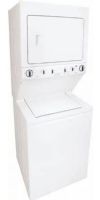 Frigidaire FFLE2022MW Electric Laundry Center with 3.3 cu. ft. Washer, 5.5 cu. ft. Dryer, 27" Overall Width, 600 RPM Washer Spin Speeds, SilentDesign Sound Package, 9 Wash Cycles, Automatic Water Levels, 50 RPM Tumble Speed, SilentDesign Sound Package, 9 Dry Cycles, 4 Temperature Selections, 60, 90 Minutes Timed Dry, Painted Steel Dryer Drum Interior, HE Top Load Washer Type, UPC 012505384165, White Finish (FFLE2022MW FFLE-2022MW FFLE 2022MW FFLE2022-MW FFLE2022 MW) 