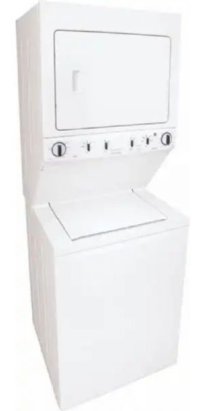 Frigidaire FFLE2022MW Electric Laundry Center with 3.3 cu. ft. Washer, 5.5 cu. ft. Dryer, 27