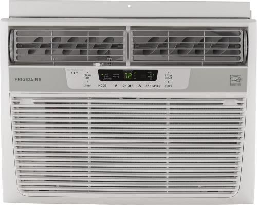 Frigidaire FFRE1233S1 12000 BTU Compact Air Conditioner with 285 CFM and 3 Fan Speeds; 12000 BTU Compact Air Conditioner with 285 CFM and 3 Fan Speeds; Effortless Remote Temperature Control; Programmable 24-Hour On/Off Timer; Multi-Speed Fan; Energy Saver Mode; Type: Compact Room Air Conditioner; Installation: Window; Window Mounting Kit (Included): Pleated Quick Mount; Heat: No; Refrigerant: R410a; ENERGY STAR Certification: Yes; BTU: 12000; UPC 012505280320 (AC1607 AC1607 AC1607)