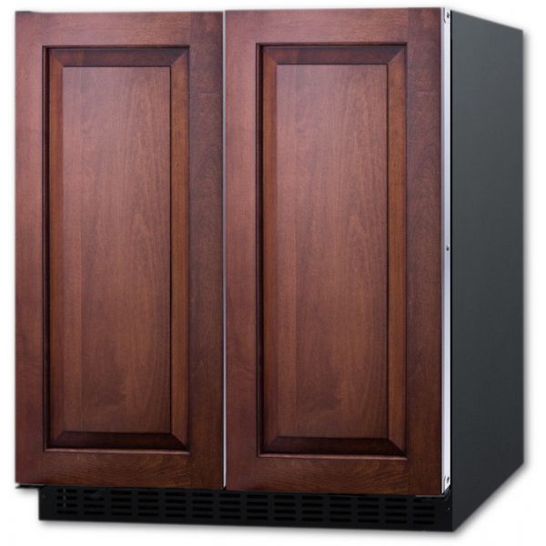 Summit FFRF3075WIF Panel Ready Freestanding/Built-In Side-by-Side Refrigerator 30