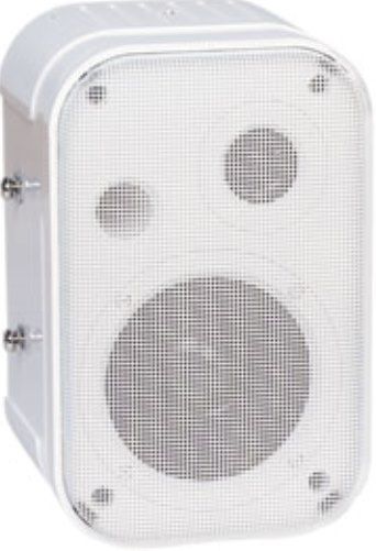 Bogen FG15W Foreground Speaker, Off-White; 15 watts RMS Power; Frequency Range 100 Hz to 20 kHz; SPL (1W, 1m) 86 dB, 8-ohm and 70V Inputs; Taps 1, 2, 4, 7.5, 15 watts/switch selected; Smooth, wide frequency response for full range of sound; Compact, rugged plastic enclosures; Individually sweep-tone tested to ensure reliability; UPC 765368480238 (FG-15W FG 15W FG15)