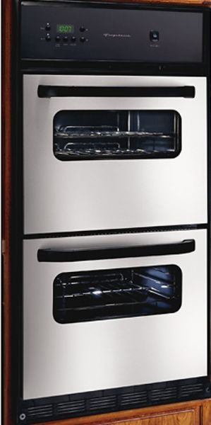 Frigidaire FGB24T3EC Single Gas Wall Oven with Built-In Full-Size Lower Broiler - Stainless-Steel-24