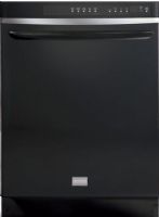 Frigidaire FGBD2451KB Gallery Series Full Console Dishwasher, DishSense Technology, 5 Wash Cycles Including - Top Rack Only, 5 Wash Levels, Low-Rinse Aid Indicator, Express-Select Controls, Slimline Control Panel with Digital Display, Stay-Put Door, Tall Tub Design, GraniteGrey Interior, 2 Upper Rack - Cup Shelves, 2 Full Row Lower Rack - Fold-Down Tines, Delay Start - 1-24 Hours, Black Color (FGBD-2451KB FGBD 2451KB FGBD2451-KB FGBD2451 KB) 