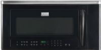 Frigidaire FGBM185KB Gallery Series Over-the-Range Microwave Oven with 350 CFM Venting System, 1.8 Cu. Ft. Capacity, 9 Auto Cook Options, 7 User Preference Options, 1,000 Watts Cooking Power, 2-Speed Hidden Vent 350 / 150 CFM Air Circulation, Hi / Low 2-Level Light, 120V / 60Hz / 15 Amps Voltage Rating, 1.65 kW Connected Load at 120V, 14.3 Amps at 120V, Effortless Sensor Cooking, Bottom Controls, Black Color (FGBM-185KB FGBM 185KB FGBM185-KB FGBM185 KB) 