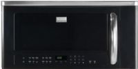 Frigidaire FGBM187KB Gallery Series Over-the-Range Microwave with 350 CFM Venting System, 1.8 Cu. Ft. Capacity, 9 Auto Cook Options, 7 User Preference Options, 1,000 Watts Cooking Power, 2-Speed Hidden Vent - 350 / 150 CFM Air Circulation, Effortless Sensor Cooking, Bottom Controls, Keep Warm, Auto-Start Heat Sensor, 2-Level Light - Hi / Low, 14" Glass Turntable, One-Touch Options, Black Color (FGBM 187KB FGBM-187KB FGBM187-KB FGBM187 KB)  