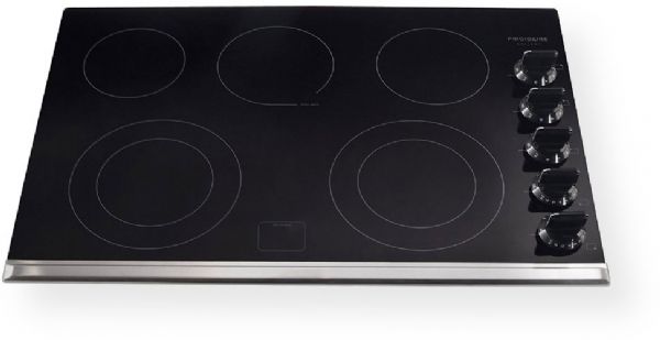 Frigidaire FGEC3067MB Gallery 30'' Electric Cooktop, SpaceWise Expandable Elements, Express-Select Controls, Ceramic Glass Cooktop, Hot Surface Indicators, Approved Over Frigidaire Electric Wall Ovens, Product Weight (lbs): 58, Power Type: Electric, Installation Type: Drop-In, Collection: Frigidaire Gallery, Depth: 21-3/8