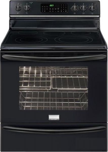 Frigidaire FGEF3055KB Gallery Series Freestanding Smoothtop Electric Range with 5 Radiant Elements, 12